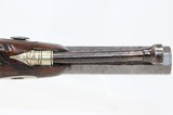 ORNATE & ENGRAVED Antique EUROPEAN Belt PistolCirca 1850 Handsome Self-Defense Pistol - 10 of 15