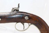 ORNATE & ENGRAVED Antique EUROPEAN Belt PistolCirca 1850 Handsome Self-Defense Pistol - 14 of 15