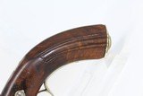ORNATE & ENGRAVED Antique EUROPEAN Belt PistolCirca 1850 Handsome Self-Defense Pistol - 13 of 15