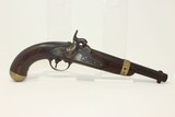 Antique Henry ASTON Contract M1842 DRAGOON Pistol Antebellum Indian Wars & Civil War! - 1 of 16