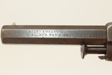 VERY SCARCE Allen & Wheelock SIDEHAMMER RevolverFIRST ISSUE 5-Panel Cylinder Scene & Walnut Grips! - 5 of 14