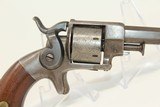 VERY SCARCE Allen & Wheelock SIDEHAMMER RevolverFIRST ISSUE 5-Panel Cylinder Scene & Walnut Grips! - 13 of 14
