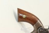 VERY SCARCE Allen & Wheelock SIDEHAMMER RevolverFIRST ISSUE 5-Panel Cylinder Scene & Walnut Grips! - 12 of 14