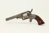 VERY SCARCE Allen & Wheelock SIDEHAMMER RevolverFIRST ISSUE 5-Panel Cylinder Scene & Walnut Grips! - 1 of 14