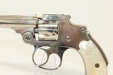 Nickel & Pearl SMITH & WESSON “Lemon Squeezer” Rev PEARL HANDLED Safety Hammerless Revolver - 3 of 17