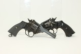 Numbered PAIR of HONG KONG POLICE Webley Revolvers Mid-20th Century British Service Sidearm - 23 of 25