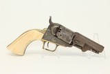 Antique COLT 1848 BABY DRAGOON “Pocket” Revolver Scarce Revolver Made 1848 w ANTIQUE IVORY GRIPS! - 13 of 16
