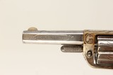 ENGRAVED Etched Panel COLT “NEW LINE” .22 Revolver Antique NICKEL-PLATED Single Action w PEARL GRIPS! - 10 of 16