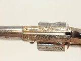 ENGRAVED Etched Panel COLT “NEW LINE” .22 Revolver Antique NICKEL-PLATED Single Action w PEARL GRIPS! - 11 of 16