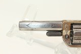 ENGRAVED Etched Panel COLT “NEW LINE” .22 Revolver Antique NICKEL-PLATED Single Action w PEARL GRIPS! - 5 of 16