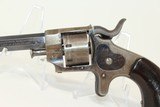 FINE Antique FOREHAND & WADSWORTH Side Hammer REV HOLSTERED 1870s 7-Shot .22 Rimfire Pocket Revolver - 4 of 18