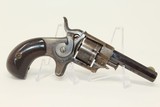 FINE Antique FOREHAND & WADSWORTH Side Hammer REV HOLSTERED 1870s 7-Shot .22 Rimfire Pocket Revolver - 14 of 18