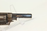 FINE Antique FOREHAND & WADSWORTH Side Hammer REV HOLSTERED 1870s 7-Shot .22 Rimfire Pocket Revolver - 17 of 18