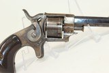 FINE Antique FOREHAND & WADSWORTH Side Hammer REV HOLSTERED 1870s 7-Shot .22 Rimfire Pocket Revolver - 16 of 18