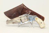 Antique SMITH & WESSON “BABY RUSSION” Revolver With Mother of Pearl Grips and Holster! - 1 of 20