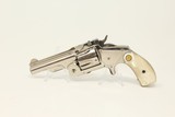 Antique SMITH & WESSON “BABY RUSSION” Revolver With Mother of Pearl Grips and Holster! - 4 of 20