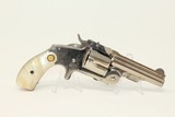 Antique SMITH & WESSON “BABY RUSSION” Revolver With Mother of Pearl Grips and Holster! - 17 of 20