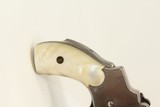 Antique NICKEL & PEARL S&W Grip Safety REVOLVER
3rd Model Lemon Squeezer w Beautiful PEARL GRIPS! - 15 of 17