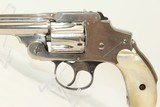 Antique NICKEL & PEARL S&W Grip Safety REVOLVER
3rd Model Lemon Squeezer w Beautiful PEARL GRIPS! - 3 of 17