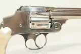 Antique NICKEL & PEARL S&W Grip Safety REVOLVER
3rd Model Lemon Squeezer w Beautiful PEARL GRIPS! - 16 of 17