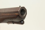 1850s LIVERPOOL Antique WILSON DERINGER PISTOL BIG BORE .54 Caliber British Self Defense Pistol! - 13 of 17