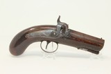 1850s LIVERPOOL Antique WILSON DERINGER PISTOL BIG BORE .54 Caliber British Self Defense Pistol! - 1 of 17