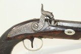 1850s Antique BELT HOOK Deringer Type Pistol ENGRAVED Self Defense Belt Pistol! - 3 of 15