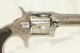 FACTORY ENGRAVED Antique Remington-Smoot Revolver Scarce, Early without Barrel Rib & Rarer Factory Engraving! - 12 of 14