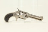 FACTORY ENGRAVED Antique Remington-Smoot Revolver Scarce, Early without Barrel Rib & Rarer Factory Engraving! - 10 of 14