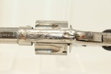 FACTORY ENGRAVED Antique Remington-Smoot Revolver Scarce, Early without Barrel Rib & Rarer Factory Engraving! - 6 of 14
