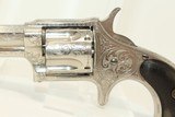 FACTORY ENGRAVED Antique Remington-Smoot Revolver Scarce, Early without Barrel Rib & Rarer Factory Engraving! - 3 of 14