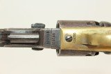 Holstered CIVIL WAR Antique COLT 1849 .31 Revolver Made In 1862 with Leather Flap Holster! - 17 of 24