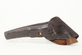Holstered CIVIL WAR Antique COLT 1849 .31 Revolver Made In 1862 with Leather Flap Holster! - 2 of 24
