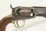 Holstered CIVIL WAR Antique COLT 1849 .31 Revolver Made In 1862 with Leather Flap Holster! - 23 of 24