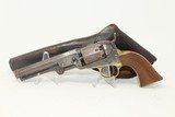 Holstered CIVIL WAR Antique COLT 1849 .31 Revolver Made In 1862 with Leather Flap Holster! - 1 of 24