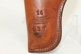 HARRINGTON & RICHARDSON Top Break .38 S&W Revolver With Fine George Lawrence Holster! - 16 of 16