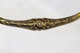 CIVIL WAR Antique Model 1860 Foot OFFICER’S Sword Intricately Cast Impressively Light Short Sword - 7 of 15