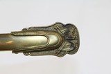 CIVIL WAR Antique Model 1860 Foot OFFICER’S Sword Intricately Cast Impressively Light Short Sword - 15 of 15