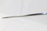 CIVIL WAR Antique Model 1860 Foot OFFICER’S Sword Intricately Cast Impressively Light Short Sword - 13 of 15