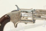 NICELY Engraved 1870s DERINGER 32 Rimfire Revolver - 16 of 17