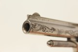 NICELY Engraved 1870s DERINGER 32 Rimfire Revolver - 8 of 17
