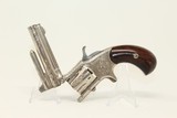 NICELY Engraved 1870s DERINGER 32 Rimfire Revolver - 13 of 17