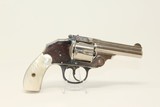 IVER JOHNSON Arms & Cycle Works .38 S&W REVOLVER
Made Circa 1900 with Mother of Pearl Grips - 13 of 17