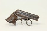 Antique REMINGTON-ELLIOT .32 “PEPPERBOX” Pistol 4-Shot Ring Trigger Deringer Type Pistol! - 9 of 12