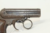 Antique REMINGTON-ELLIOT .32 “PEPPERBOX” Pistol 4-Shot Ring Trigger Deringer Type Pistol! - 11 of 12