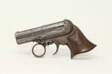 Antique REMINGTON-ELLIOT .32 “PEPPERBOX” Pistol 4-Shot Ring Trigger Deringer Type Pistol! - 2 of 12