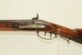 PHILLY-Made Antique MARTIN & SMITH PA Long Rifle Circa 1850s Full-Stock Rifle - 19 of 21