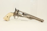 CIVIL WAR Antique COLT 1861 NAVY .36 Cal Revolver FACTORY ENGRAVED with Bone Grips! - 15 of 18