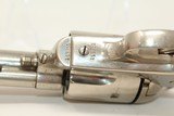 1891 Antique COLT PEACEMAKER SAA .45 Revolver With Nickel & Ivory Finish! - 10 of 17