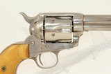 1891 Antique COLT PEACEMAKER SAA .45 Revolver With Nickel & Ivory Finish! - 16 of 17
